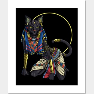 Cat Goddess - Egyptian Goddess Bastet Posters and Art